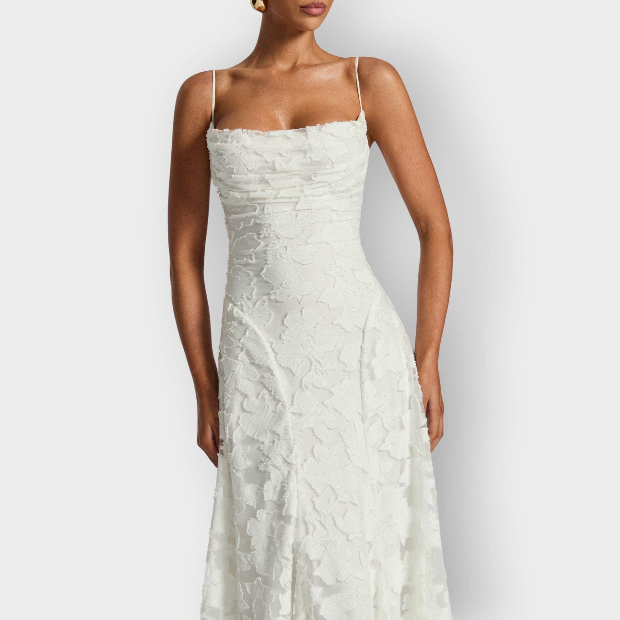 Women's Elegant Strapless Velvet Gown