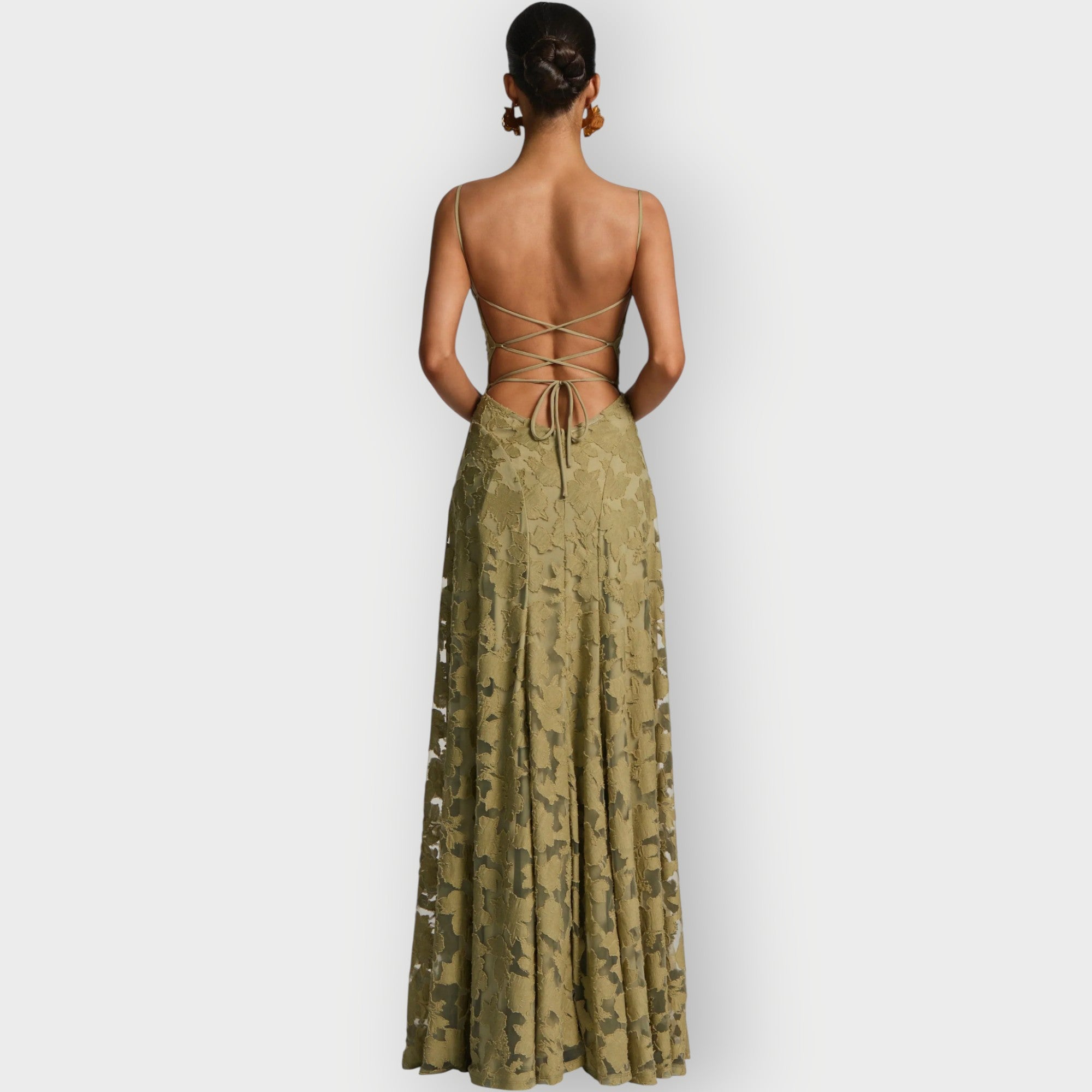 Women's Elegant Strapless Velvet Gown