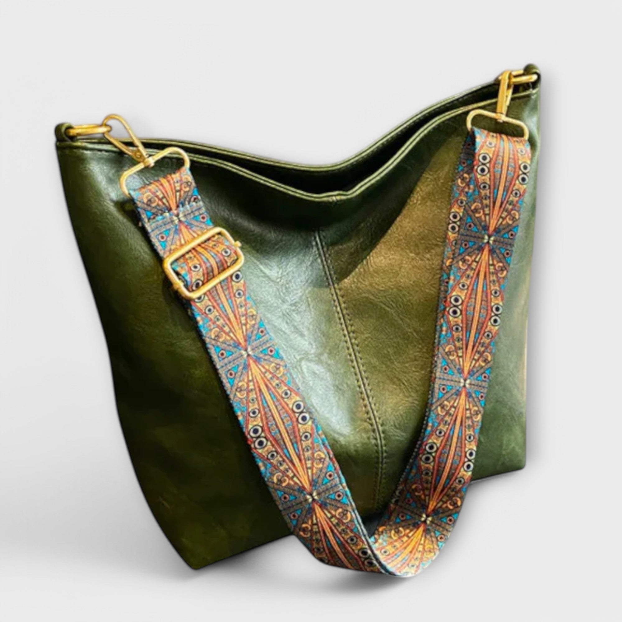 Women's Shoulder Bag with Unique Strap