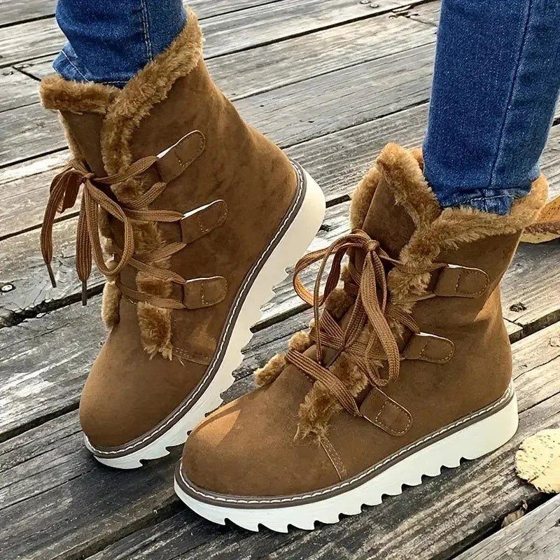 Women's Plush-Lined Winter Boots