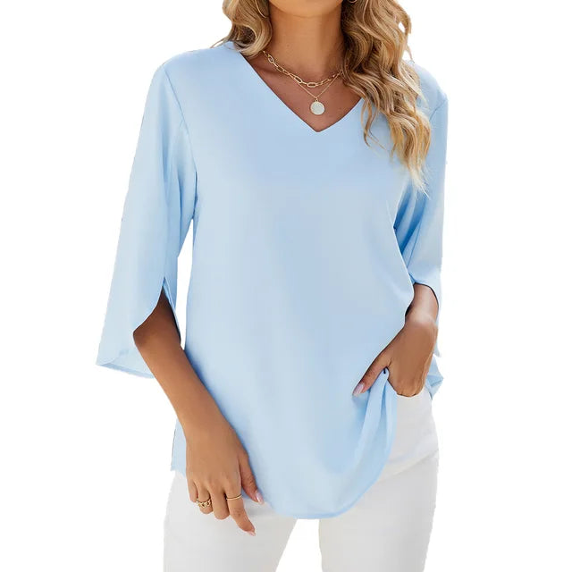 Women's V-Neck Blouse