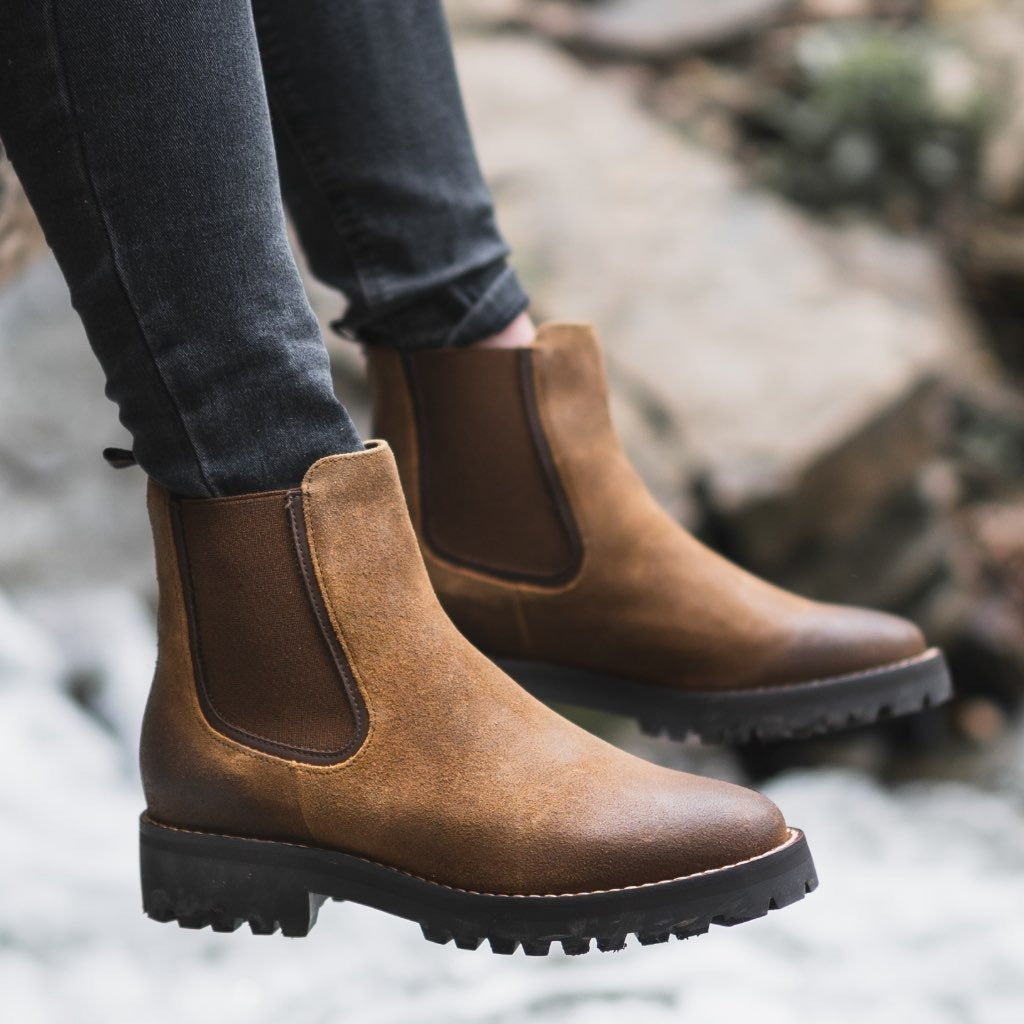 Women’s Ankle Boots - Chunky Lug Sole