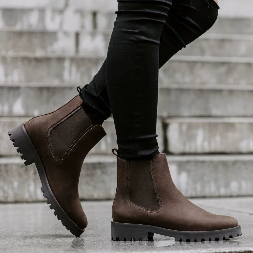 Women’s Ankle Boots - Chunky Lug Sole