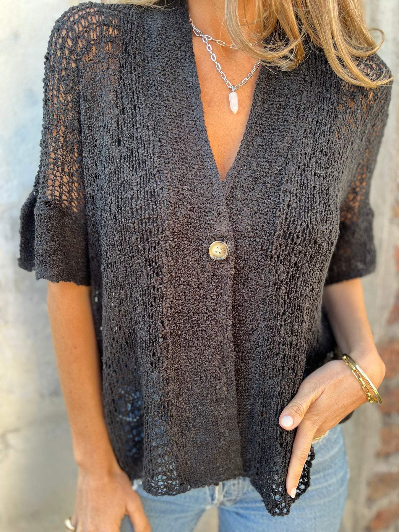 Women's Elegant Textured Top