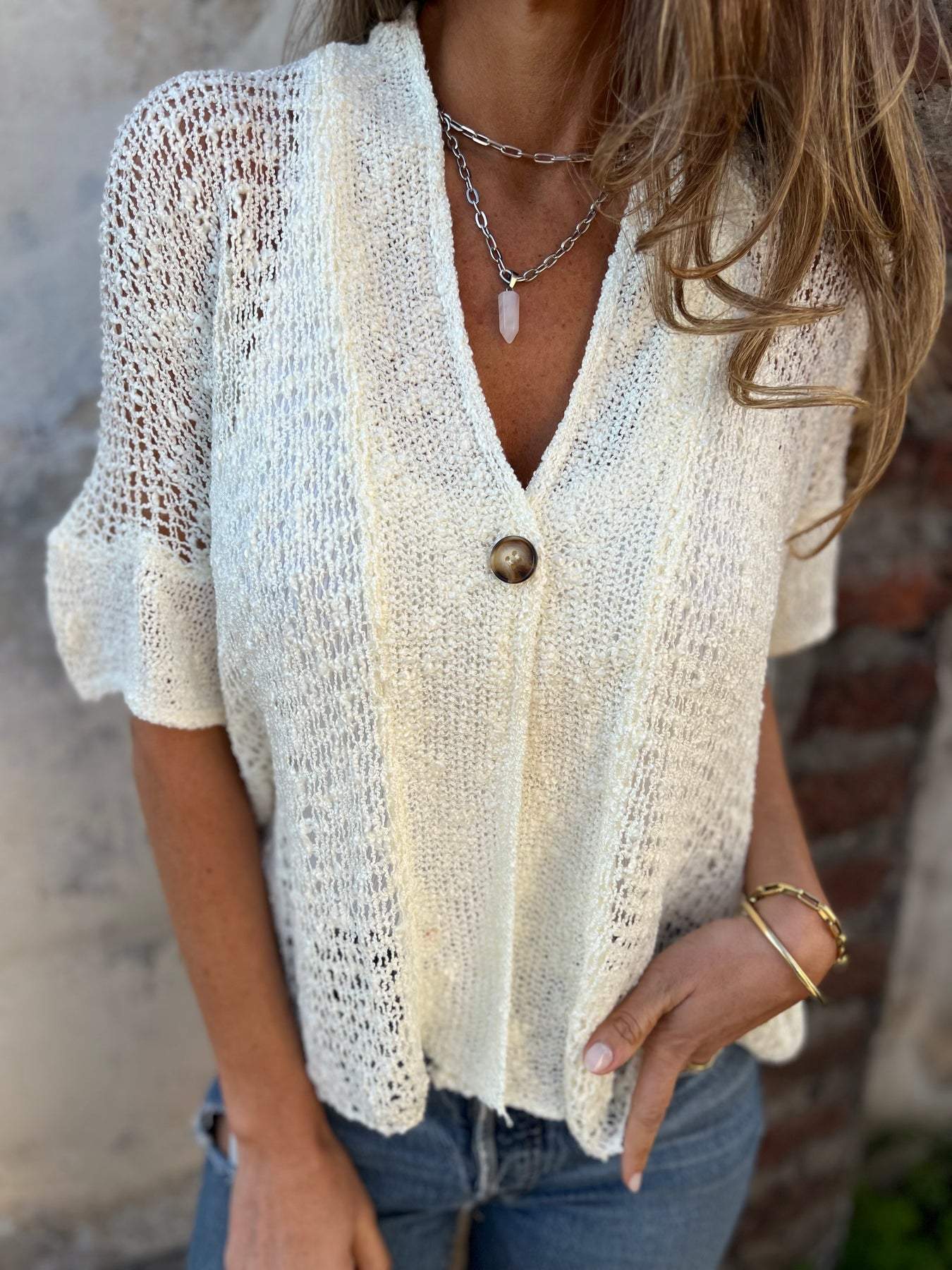 Women's Elegant Textured Top