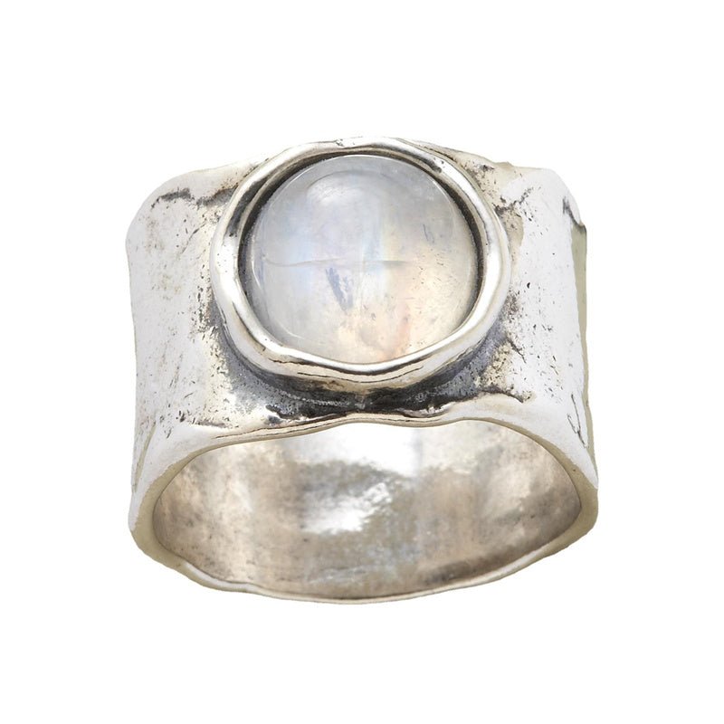 Women's Silver Moonstone Ring