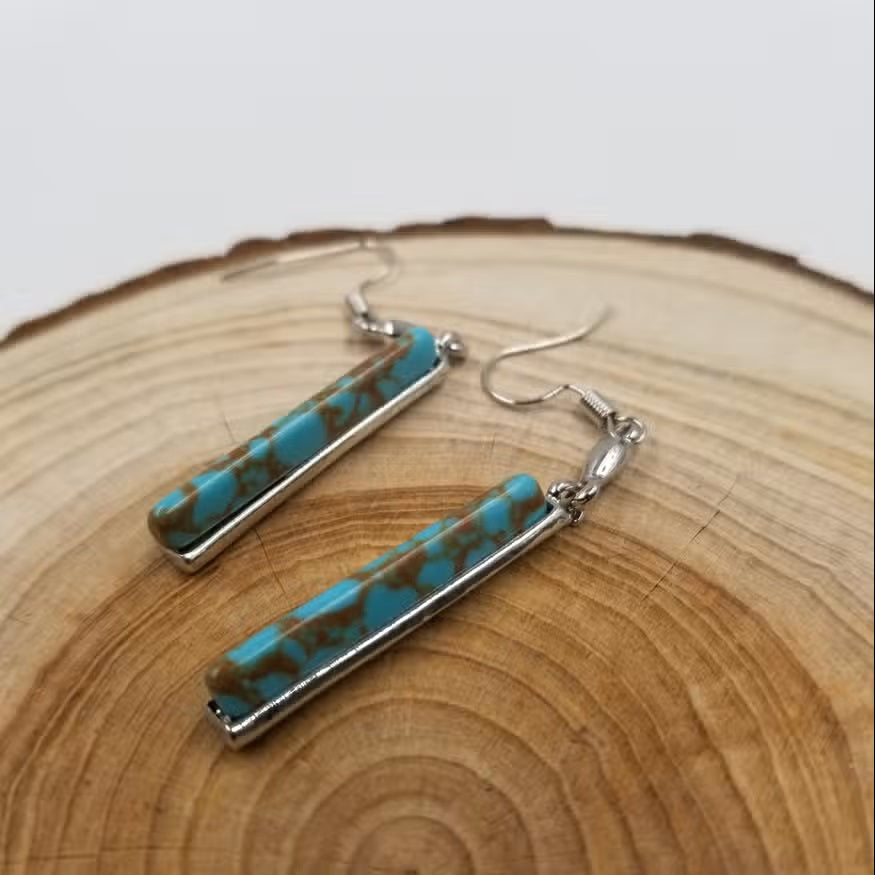 Women's Vintage Turquoise Earrings