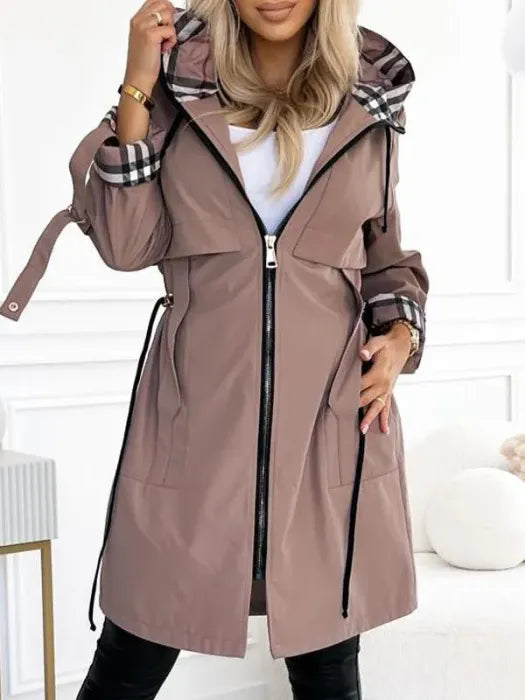 Women's Waterproof & Windproof Zip Coat