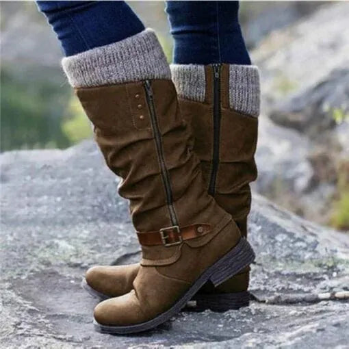 Women's Ankle Boots With Side Zipper