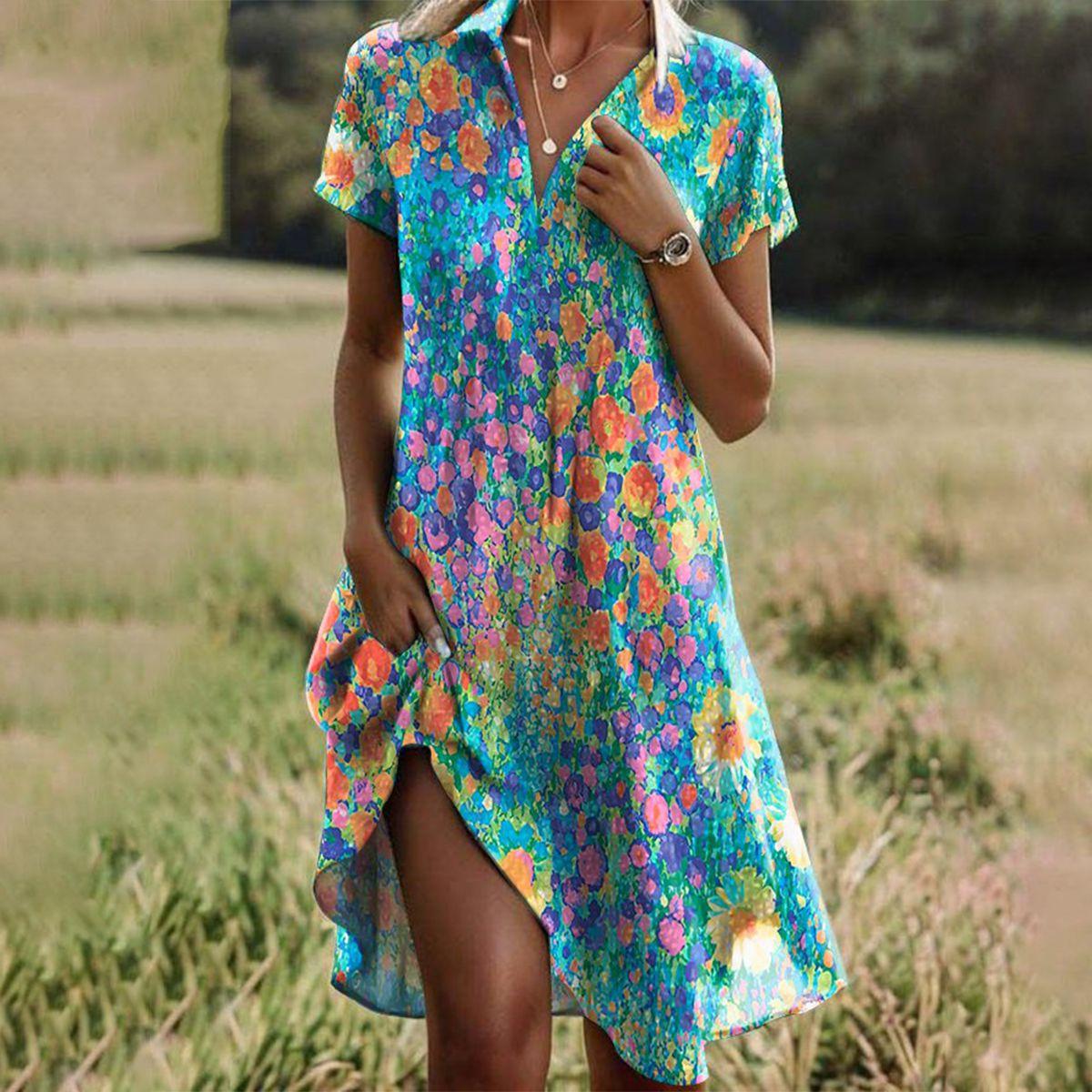 Women's Boho Chic Summer Dress