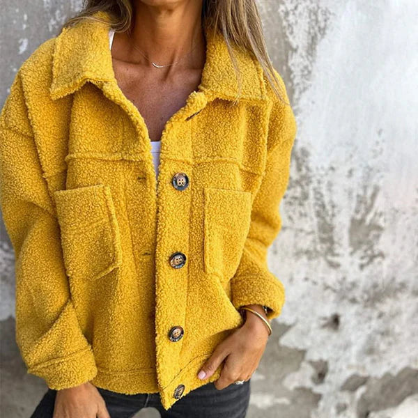 Women's Jacket with Lapel Collar
