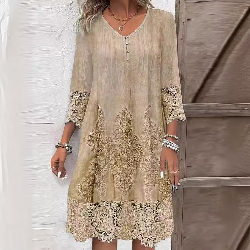 Women's Floral Midi Dress