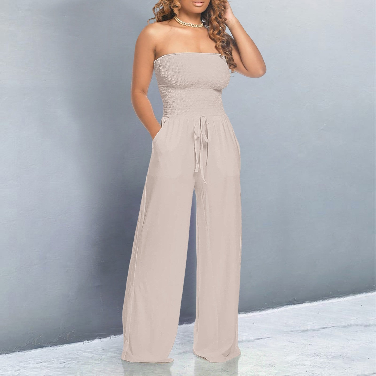Women's Trendy Off-Shoulder Jumpsuit