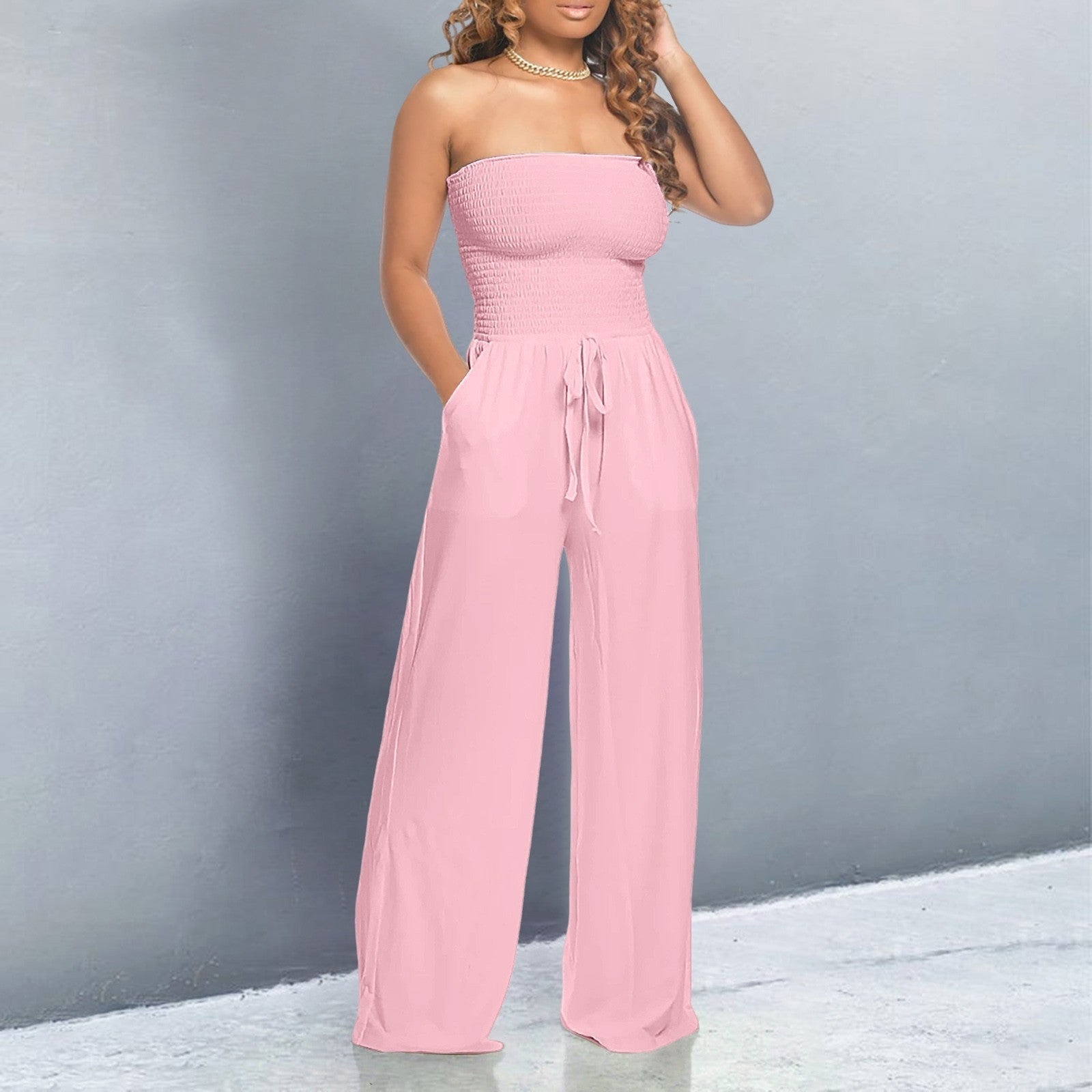 Women's Trendy Off-Shoulder Jumpsuit