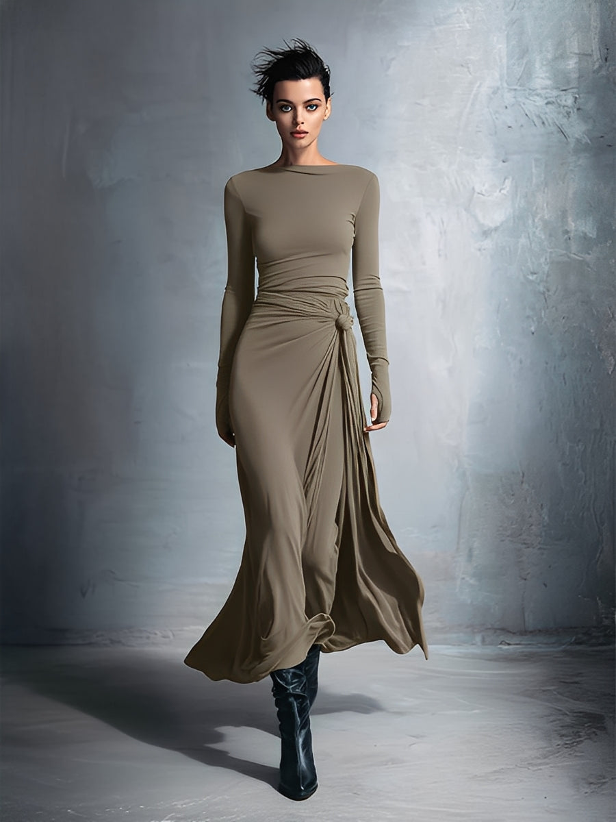 Women's Wrap Maxi Dress